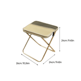 Tabouret pliable pour sac à dos