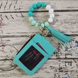 💖 Portefeuille porte-clés en silicone tendance