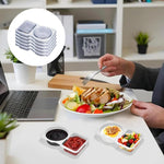 Contenant à collation réutilisable avec couvercle (2 compartiments)