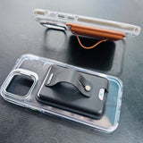 Soporte magnético con anillo para tarjetas de teléfono