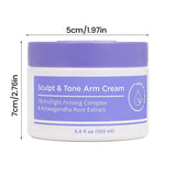 Crème pour les bras sculptée et tonique
