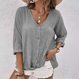 Cardigan en Mousseline de Soie à col en V