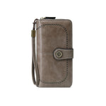 Portefeuille long anti-magnétique RFID