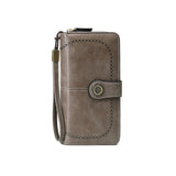 Portefeuille long anti-magnétique RFID