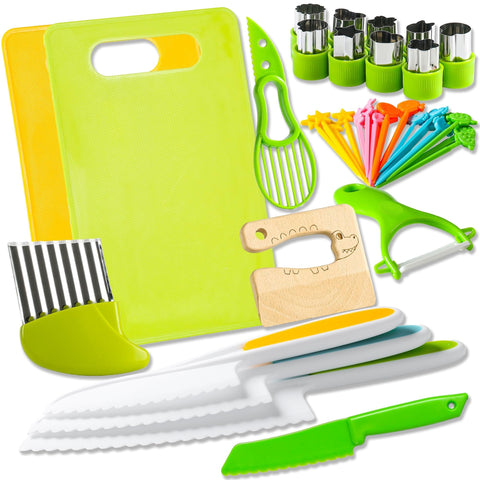 46 pièces Couteaux de cuisine Montessori pour enfants Jouets éducatifs