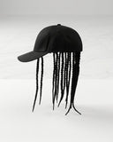 Casquette de baseball avec perruque