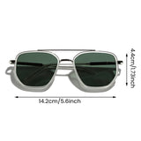 Lunettes de soleil carrées polarisées