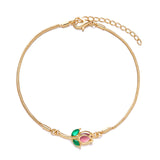 Ensemble de bijoux fleur de tulipe douce
