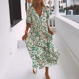 Robe imprimée à manches courtes✨