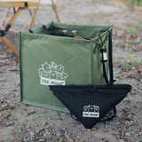 Poubelle Pliante Multifonctionnelle pour l'Extérieur