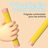 Jeu de réaction et d'adresse « Attrape le bâton de la pieuvre »