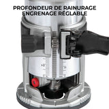 Dépoussiéreur pour machine à rogner