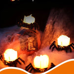 Lampe à bougie à dos d'araignée