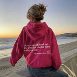 Sweat-shirt 'Dear Person Behind Me'