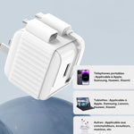 Chargeur à cordon amovible autonome
