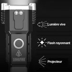 Marteau de sécurité Lampe de poche