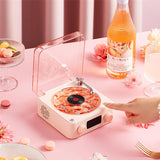 Veilleuse Retro Vinyl Player Enceinte Bluetooth