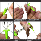 Hameçons de pêche en tandem anti-enchevêtrement avec organisateur