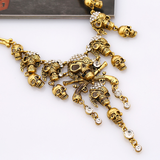 Collier Vintage Pirate Squelette Crâne