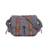 SAC MESSAGER FASHION VINTAGE EN TOILE POUR HOMME