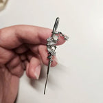 Boucles d'oreilles diamant avec étoile et lune