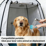 Nouvelle Brosse 2-en-1 pour Bain et Toilettage des Animaux