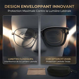 Lunettes de Soleil Carrées Polarisées avec Design Enveloppant