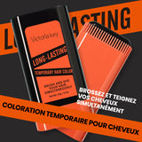 Teinture capillaire avec peigne