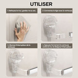 Porte-serviettes à ventouses