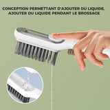 Brosse à récurer liquide 2 en 1