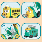 Voitures miniatures transformables 2 en 1