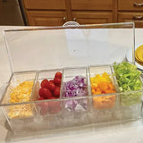 Set de plateaux à condiments surgelés