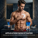 Crème dépilatoire pour hommes