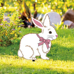 Panneau de signalisation de jardin pour Pâques