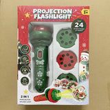 Lampe de poche de projection de Noël