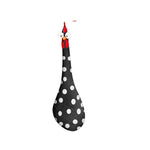 Décoration de poulet avec un long cou et de grands yeux