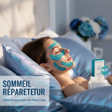 Ruban lissant visage et yeux aux peptides pour la nuit