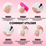 Kit de Colle à Ongles à Séchage Rapide