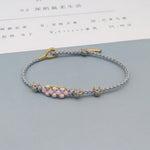 Bracelet tressé réglable Peach Blossom