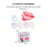Foret pour cheveux collants