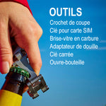 Bracelet multifonctionnel en acier inoxydable 29-en-1