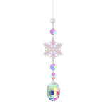 Pendentif en cristal flocon de neige