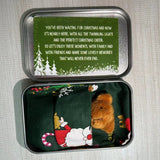 Cadeau de Noël ours en peluche