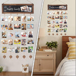 Décoration photo murale en bois