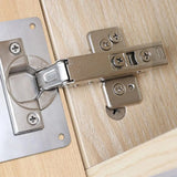 Jeu de charnières pour portes d'armoires
