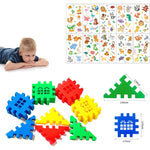 Blocs de construction à emboîter de type gaufre