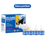 Ensemble diffuseur de phéromones apaisantes pour animaux (versions chat et chien)