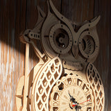 Casse-tête hibou Horloge de siège