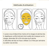 Masque doré au venin de serpent au rétinol