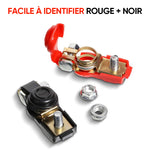 Connecteur de batterie à manchon avec capuchon en plastique de sécurité